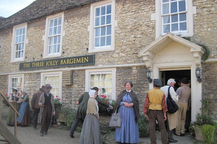 Movie making at Lacock National Trust village. So much drama - Harry Potter, Pride and Prejudice and the Downton Abbey Film! 1