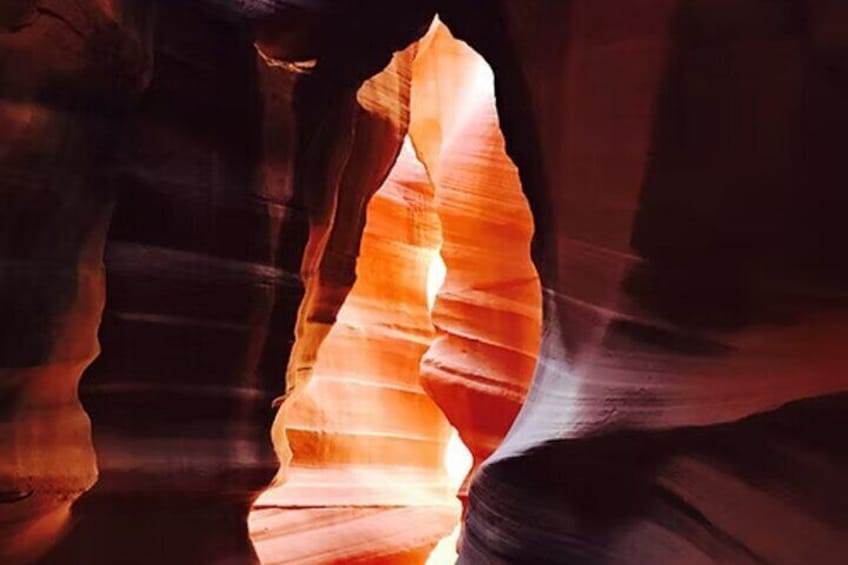 A canyon with layered rock formations. 5