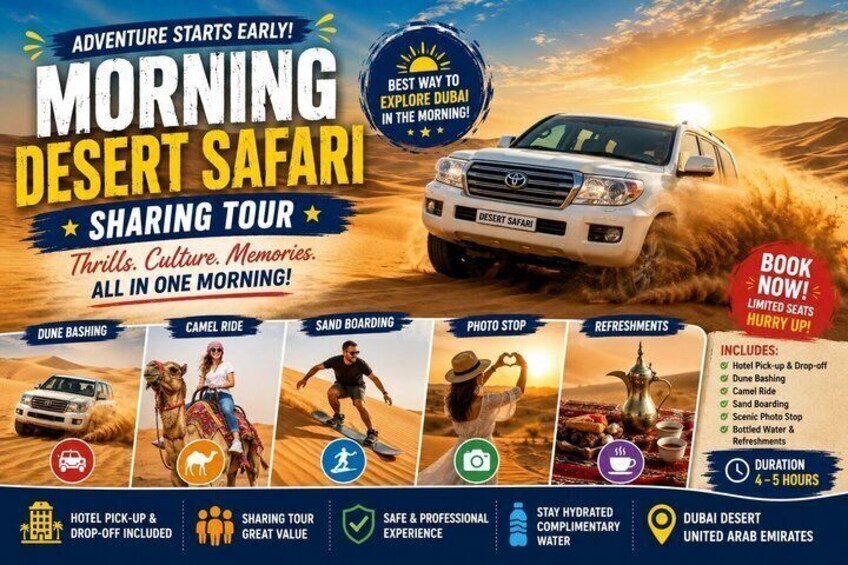 Morning Desert Safari on Sharing 2