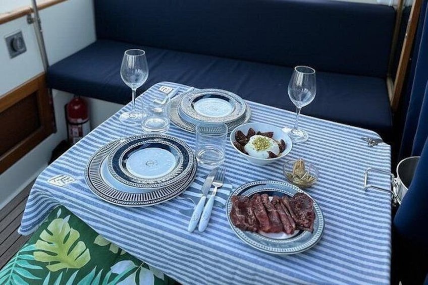 Romantic Dinner on Board at the Port of Barcelona 2
