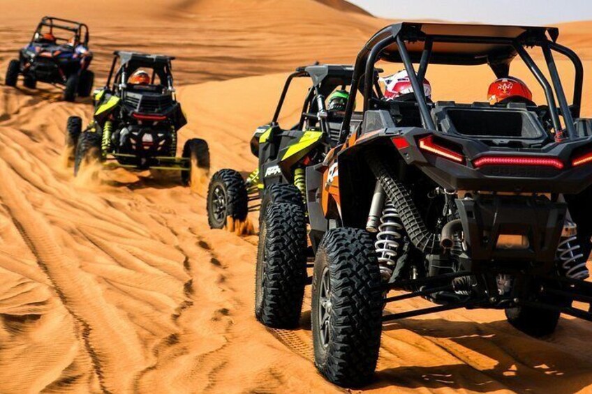 VIP Dubai Desert Safari, Sandboarding Camel Ride and BBQ Dinner 4