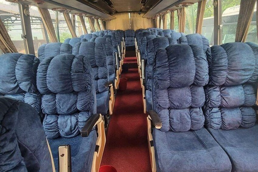Chitwan to Bandipur Tourist Bus Luxury Sofa Seater 5