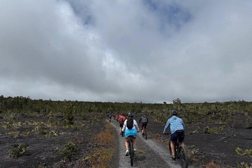 E Bike Volcanoes National Park Tour 4