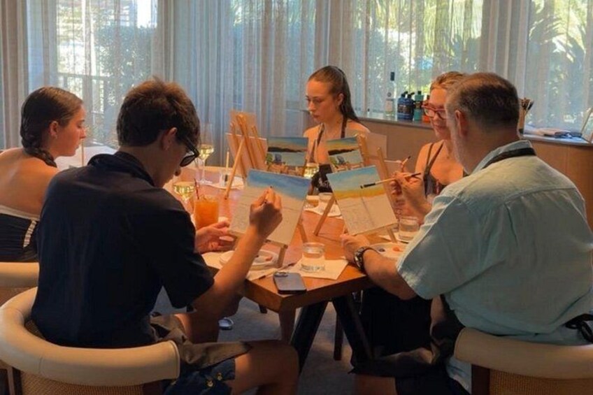 Sip & Paint in Paradise Experience 5