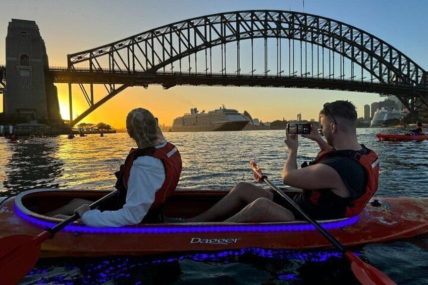 Sunrise Double Kayak Paddle Session on Sydney Harbour 5
