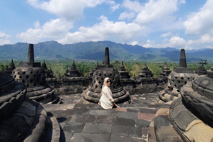 Guaranteed Borobudur Climb up access & Prambanan Small Group Tour 2