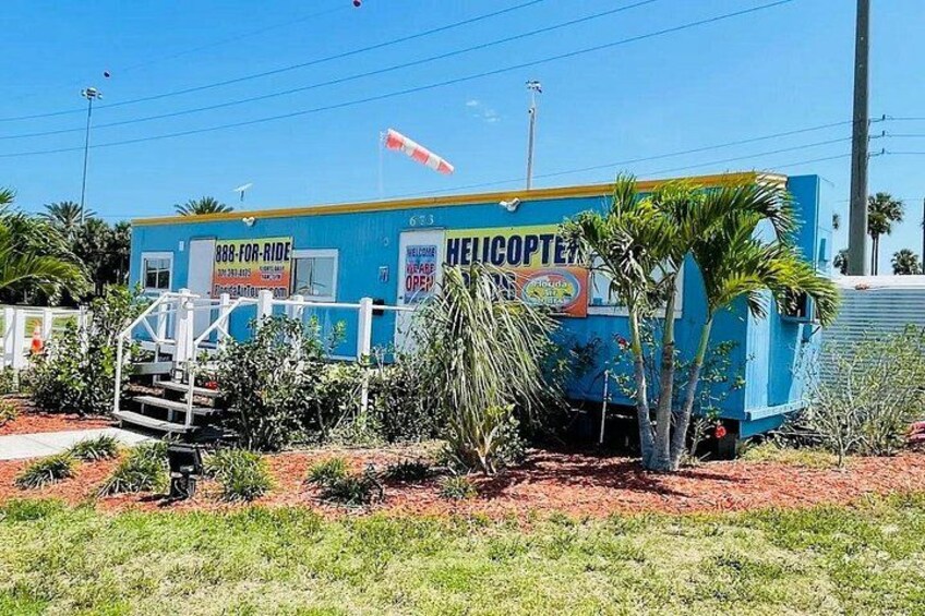Look for our blue office! 3