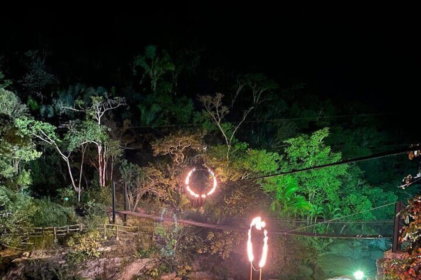 Night Zipline Adventure with Dinner and Show in Puerto Vallarta 1