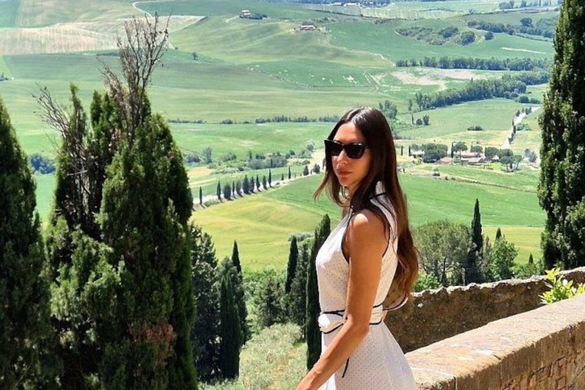 From Rome Val D'Orcia wine experience and Tuscan Landscapes 4