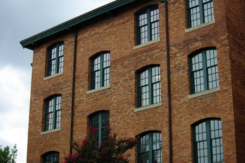 Greenville, SC's textile buildings have been expertly maintained. According to some accounts, this one produced around 1 million products a month at it's height. 3