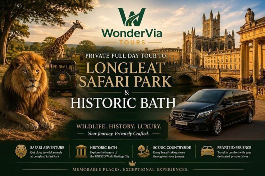 Ein luxuriöses Safari-Reiseangebot mit Wildtieren, historischen Stätten und wunderschöner Landschaft. 1
