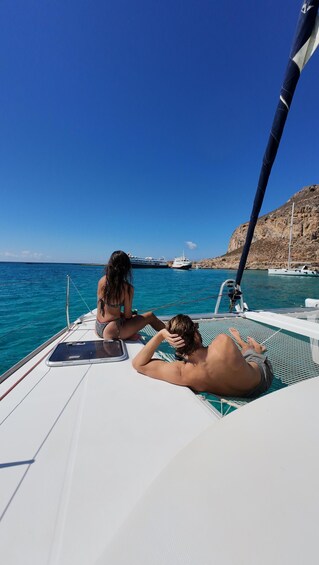 Picture 6 for Activity Balos Beach Catamaran Sunset Cruise with Open Bar 5