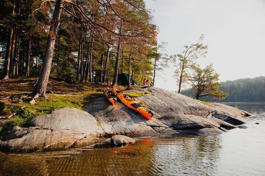 Stockholm 3 Days Guided Kayak Tour with Island Camping 5