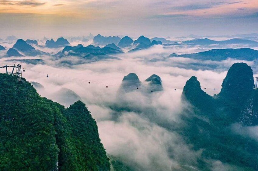 Private day tour to Yangshuo Ruyi peak and Fuli ancient bridge 4
