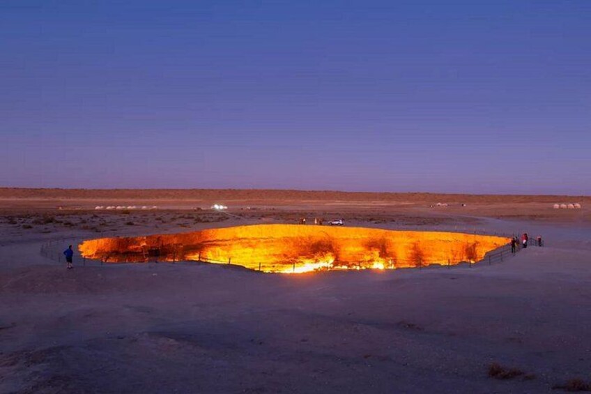Ashgabat - Darvaza Gas Crater 1