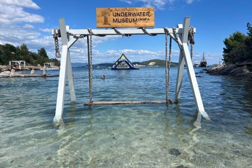 Blue Lagoon, Trogir & Underwater Museum Half Day Tour from Split 5