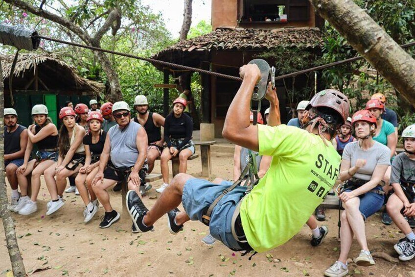 Zip lines in Ecological Park, Puerto Vallarta with Tequila 5