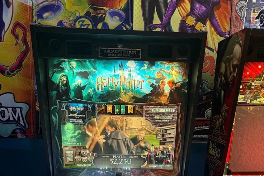 A Harry Potter themed arcade game with a prize of 52,250 coins. 5