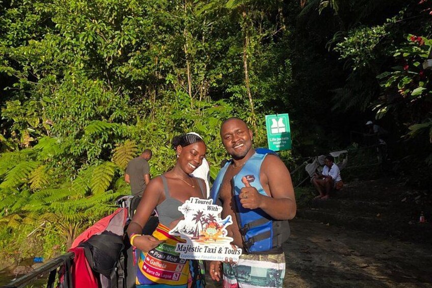 Roseau, Dominica: Rainforest Adventure sport,Waterfall swim 1