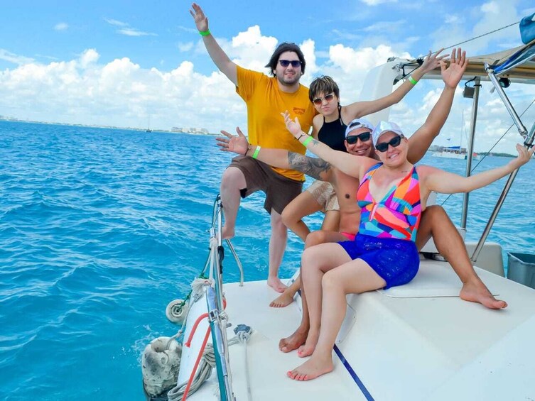 Isla Mujeres Catamaran: Unlimited Drinks & Optional Food from Costa Mujeres 5