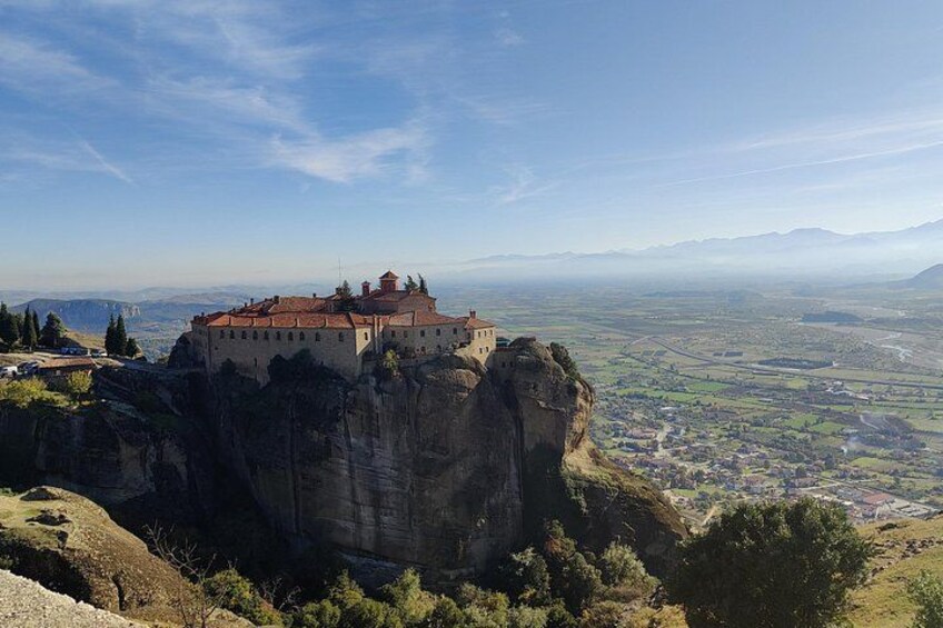 The monastery of Saint Stefanos overlooking the city of Kalambaka 2