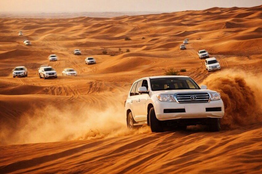 Dubai Red Dunes Safari with 4x4 Pickup, Camel Ride and BBQ Dinner 3