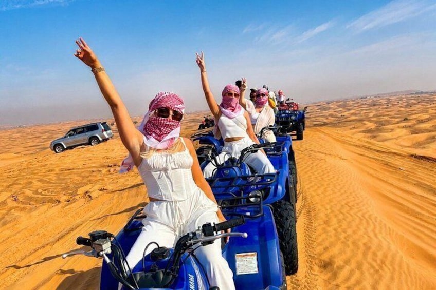 Dubai Desert Safari 4x4 Dune Bashing, Camel Ride and BBQ Dinner 2