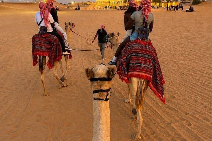 Dubai Desert Safari 4x4 Dune Bashing, Camel Ride and BBQ Dinner 3