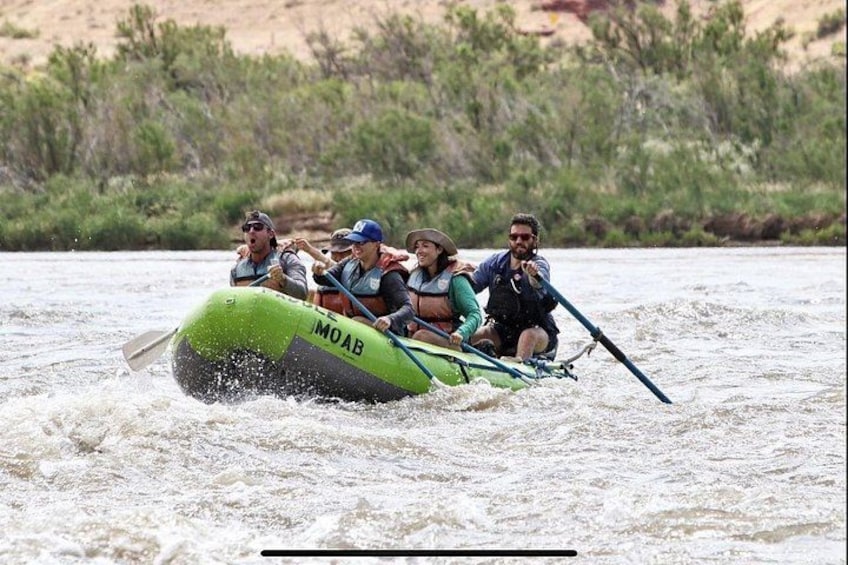 Half Day Guided Whitewater Rafting in Moab 1