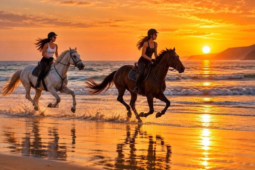 Taghazout Beach Horseback Riding 1