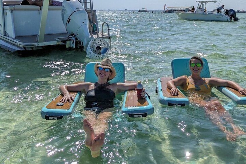 Shared Small Group Slide Pontoon Crab Island Experience 3