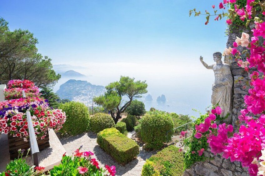 From Salerno, Amalfi & Positano: Capri Land and Sea Group Tour 2