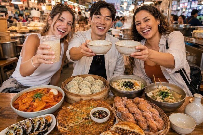 Seoul Gwangjang Market Street Food Tour 1