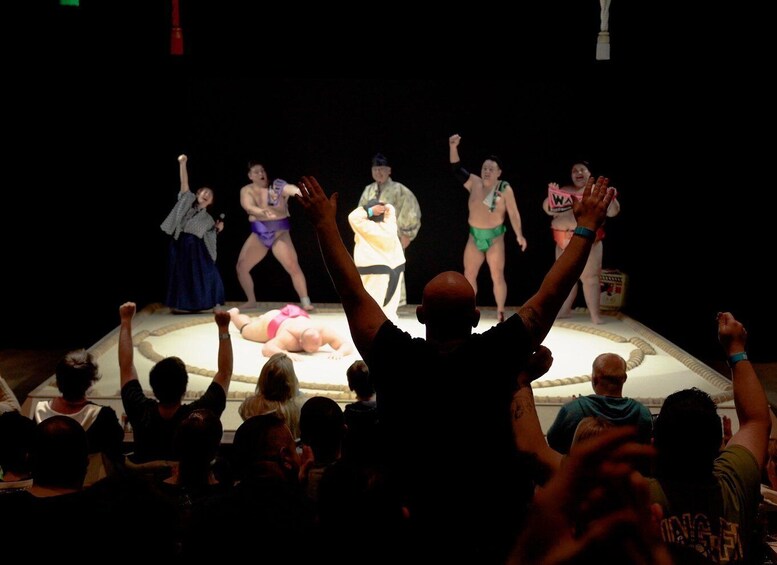 Picture 7 for Activity Osaka: Sumo Stage Show with Bento & Fight + Photo Shooting 4