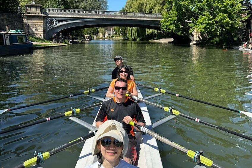 Private rowing experience in Cambridge for FOUR 3