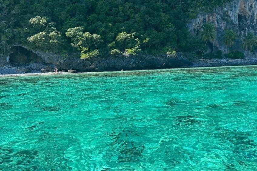 Beach sippy in the Galeras snolkelin 2