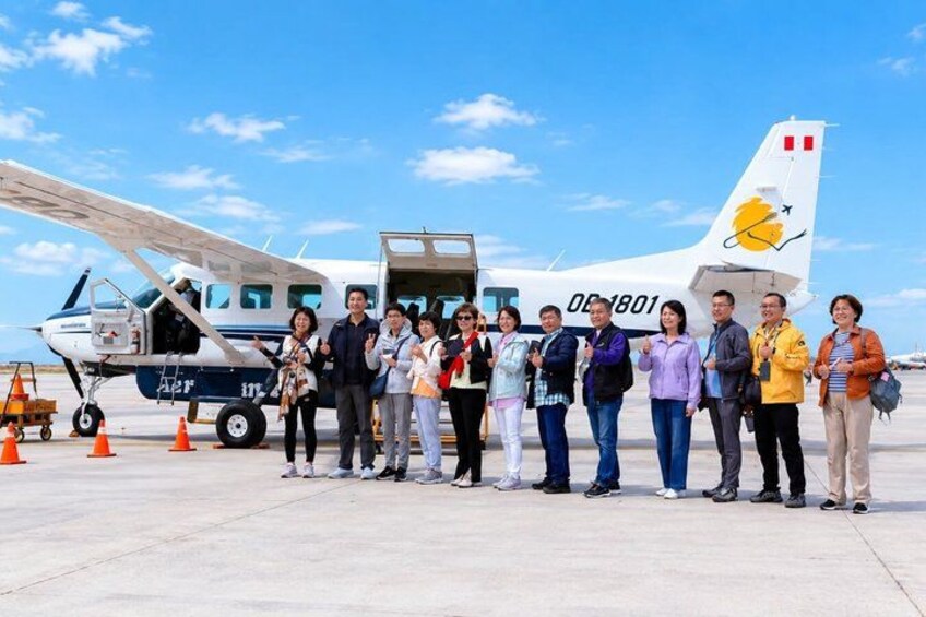 Lima : Flyover to Nazca lines from Pisco airport 2