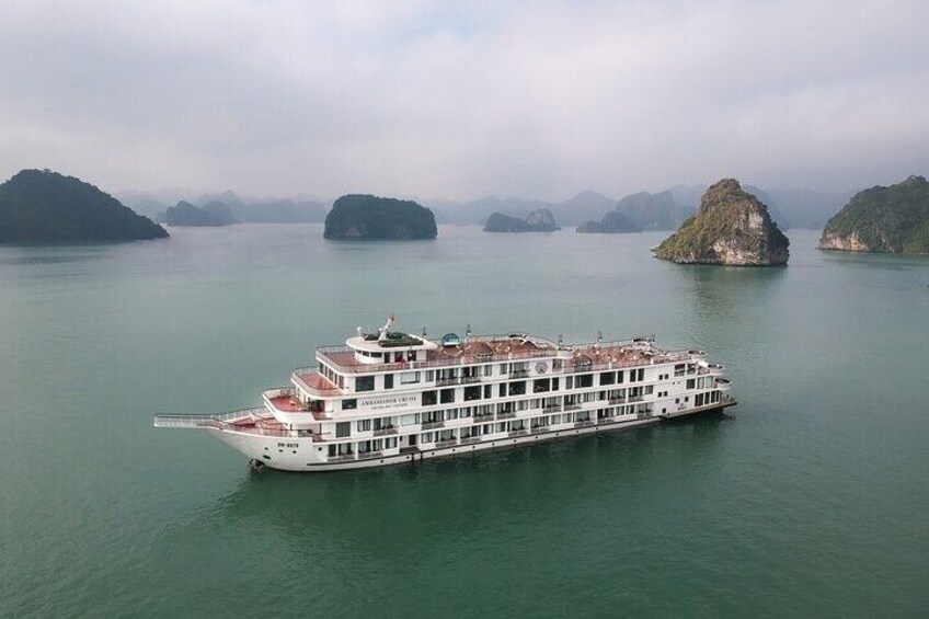 Ambassador Cruise Day Trip in Halong Bay and Titop from Halong 3