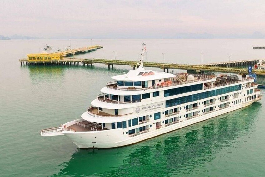 Ambassador Cruise Day Trip in Halong Bay and Titop from Halong 5