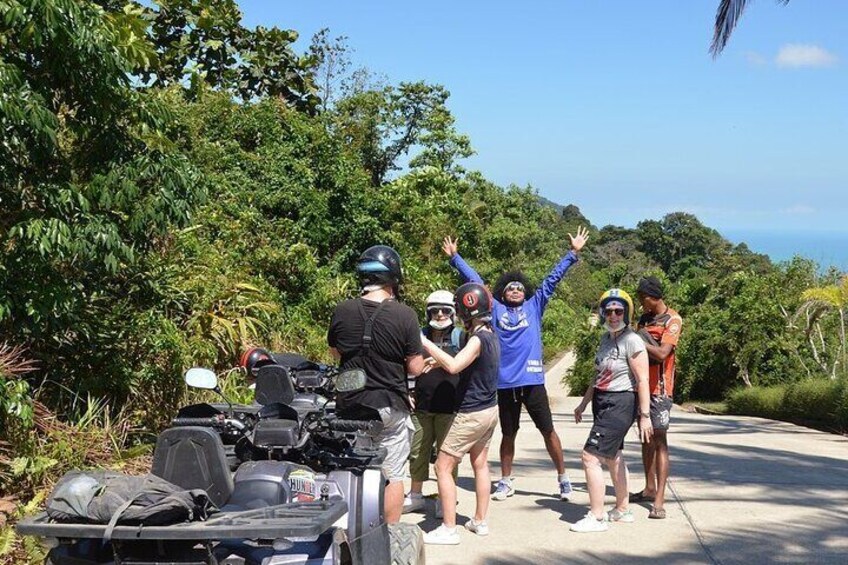 ATV Safari 2 HR.Jungle on the Mountain Way ,Waterfall