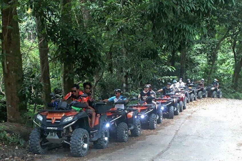 ATV Safari 2 HR.Jungle on the Mountain Way ,Waterfall