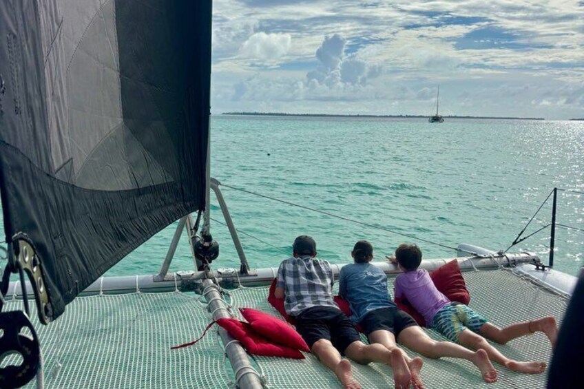 Half day catamaran sailing in the Sailinity Lagoon 4
