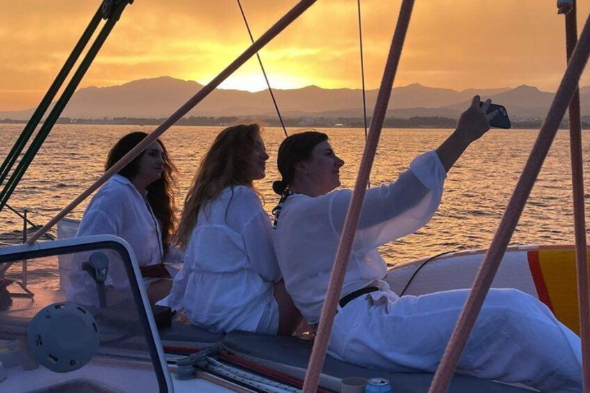 Sunset Sailing along the Marbella coast from Puerto Banus 1