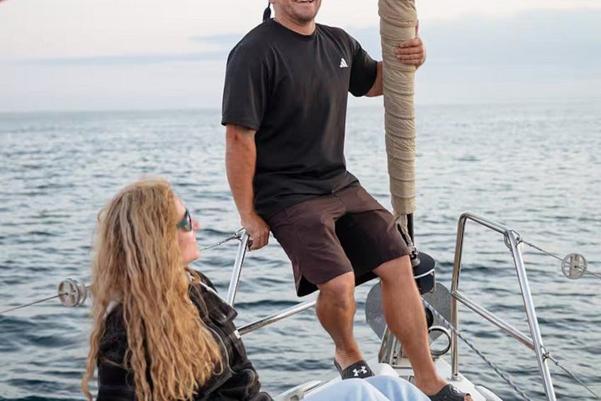 Sunset Sailing along the Marbella coast from Puerto Banus 2