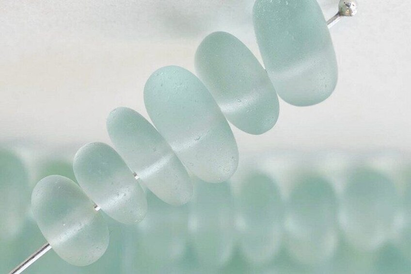 Sea Glass jewelry workshop Maui Mona Lisa hair pieces 2
