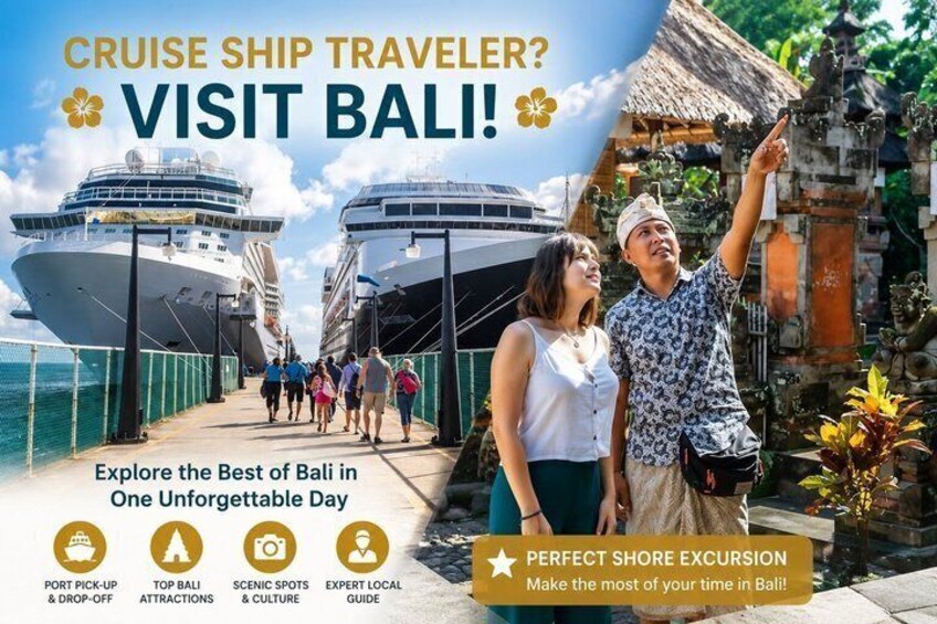 Shore Excursion Central Bali Tour Cruise Ship from Benoa Port 3