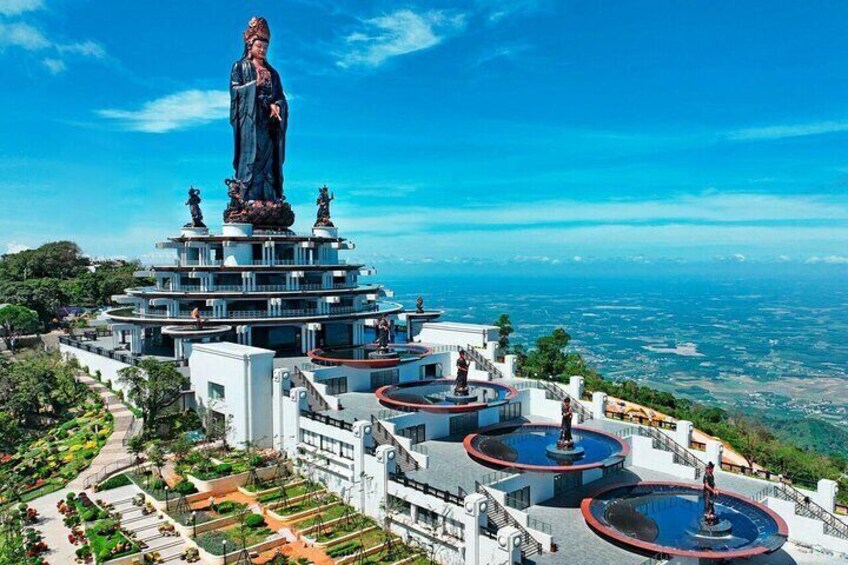 From Ho Chi Minh: Tay Ninh Cao Dai Temple, Black Virgin Mountain 1