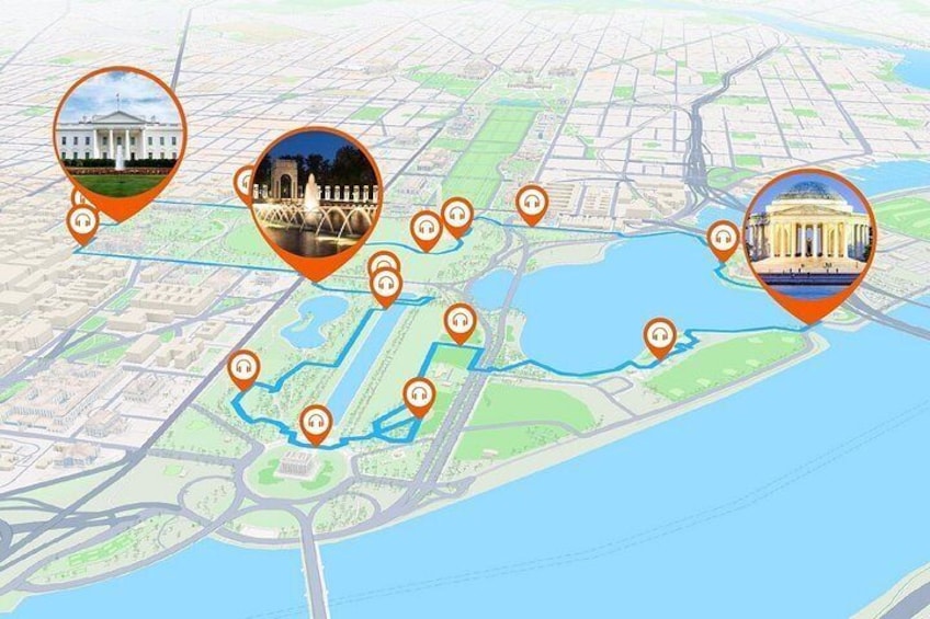 Washington Audio Guided Walking Tour 3h20 and 18 reviews 2