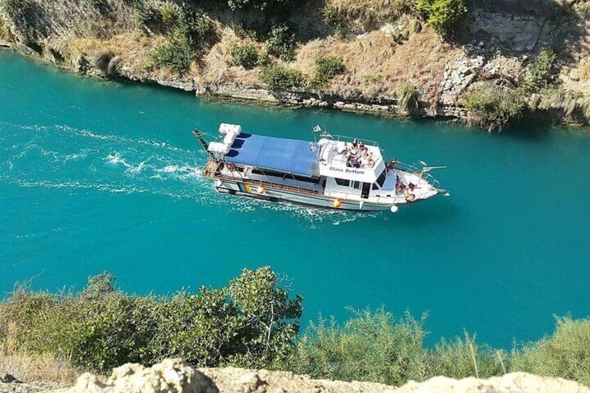 Corinth Canal Cruises Passage By St Andreas Glass Bottom Boat 3
