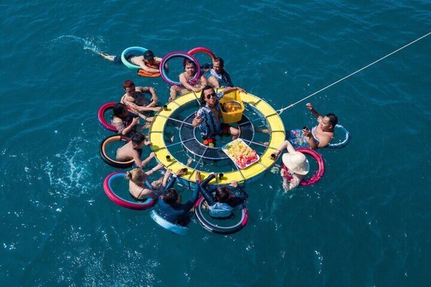 Nha Trang Happy Boat Trip Included Floating Bar And Lunch